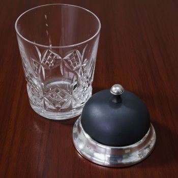 Sterling Silver Mounted Shops Counter Attention Bell Antique (#99811) 1