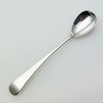 Excellent Condition Sterling Silver George Iii Mustard Spoon 1808 Antique (#99925) 1