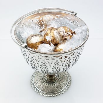 Victorian Silver Plated Bon-bon Sugar Basket Bowl - Antique (#99945) 1