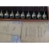 328g Sterling Silver 12x Rpsb Spoons Set 1973/4 - John Pinches - Cased (#100007) 9
