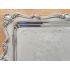 Silver Plated Chased Ornate Sandwich Platter Tray - Vintage (#100063) 2