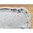 Long 46cm Silver Plated Chased Serving Tray Platter - Vintage (#100064) 4