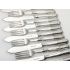Kings Pattern Set Of Fish Eating Cutlery Silver Plated Sheffield Epns A1 Vintage (#100068) 5
