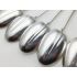 Hanoverian Rattail Pattern 6x Dessert Spoons Silver Plated Epns Sheffield (#100071) 3