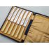 Vintage Set Of 6 Tea Knives Faux Bone Handle Cased Taylor Eye Witness Sheffield (#100102) 5