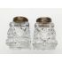 Sterling Silver & Enamel Topped Glass Pepperettes Norwegian Norway (#100125) 4