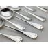 Mappin & Webb Hanoverian Rattail Set Of 8 Soup Spoons Epns Silver Plated Vintage (#100159) 2