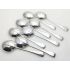 Mappin & Webb Hanoverian Rattail Set Of 8 Soup Spoons Epns Silver Plated Vintage (#100159) 4