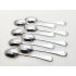 Mappin & Webb Hanoverian Rattail Set Of 8 Tea Spoons Epns Silver Plated Vintage (#100160) 4
