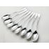Mappin & Webb Hanoverian Rattail Set Of 8 Tea Spoons Epns Silver Plated Vintage (#100160) 7