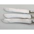 3x Large Antique Bread Knives - Silver / Plated Handles - Antique (#100166) 8