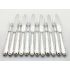 12 Piece Silver Plated Dessert Cutlery Set 1893 Design Cja Sheffield (#100183) 2
