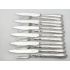 12 Piece Silver Plated Dessert Cutlery Set 1893 Design Cja Sheffield (#100183) 4