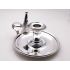 Gleaming Old Sheffield Plate Chamber Stick Antique Silver Plated (#100203) 3