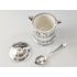 Splendid Large Jam Pot Frame With Spoon & Coopers Marmalade Jar Silver Plated (#100243) 2