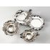 Beautiful Art Nouveau Silver Plated Cream & Sugar Cruet Set (#100244) 3