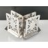 Very Unusual Plato Silver Plated Playing Card Holder Stand (?) - Antique (#100247) 2