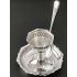 Silver Plated Egg Cup With Spoon - Vintage (#100257) 2