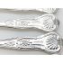Kings Pattern - 8x Dinner Forks Silver Plated Epns A1 Vintage (#100270) 4