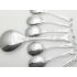 Kings Pattern - Set Of Fruit Pudding Spoons & Server Silver Plated Epns Vintage (#100276) 2