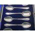 Antique Silver Plated Cased Coffee & Sugar Spoons Set Silver Plated Epns (#100280) 5