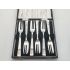 Vintage Angora Epns Cased Set Of 6 Cake Forks - Silver Plated (#100285) 2