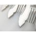 Roberts & Belk Initial 'r' 12 Piece Fish Cutlery Set Antique Silver Plated Epns (#100289) 7