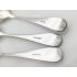 3x Berry Bowl Serving Spoons - Zigzag Pattern Handles Silver Plated Antique (#100290) 4