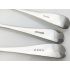 3x Berry Bowl Serving Spoons - Zigzag Pattern Handles Silver Plated Antique (#100290) 5