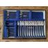 Superb Large 12 Settings Silver Plated Cutlery Canteen Set Old English 105pc (#100303) 4