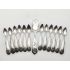 Antique Dutch Solid Silver Bright Cut 13 Spoons Cased Set (#100309) 2