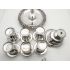 Old Sheffield Plate Rotating Egg Cup Cruet C. 1810 - Antique Silver Plated (#100324) 7