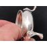 Antique 95g Pair Of Open Salt Pots Sterling Silver London 1863 (#100328) 6