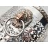 Lovely Antique Silver Plated Siphon Stand Wine / Champagne - Lion Mask & Ring (#100333) 2