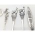 Small Job Lot Of 925 830 Solid Silver Etc Souvenir Spoons (#100334) 4