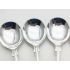 Kings Pattern 3 Dessert & 3 Soup Spoons Epns A1 Sheffield Silver Plated Vintage (#100352) 2