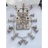 5x Grapes & Vines Candelabra Silver Plated Vintage 8.9kg (#100378) 2