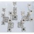 5x Grapes & Vines Candelabra Silver Plated Vintage 8.9kg (#100378) 9