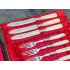 Gorgeous Cased Mother Of Pearl Silver Plated Cutlery Set Sterling Ferrules (#100386) 2