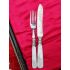 Gorgeous Cased Mother Of Pearl Silver Plated Cutlery Set Sterling Ferrules (#100386) 8