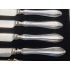 Sterling Silver Handled Tea Knives Sheffield 1929 Cooper Bros Cased (#100393) 4