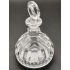 Beautiful Unusual Early C.19th Small Cut Glass Decanter Target Stopper (#100394) 2