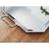 Very Large Silver Plated Tea Serving Tray Hb&h Sheffield Vintage (#100395) 3