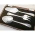 Mappin & Webb Large Cake Pudding Servers Reed & Ribbon Silver Plated Cased (#100427) 2
