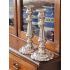 Pair Antique Silver Plated 10.5 Inch Candlesticks (#100439) 2