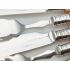 Antique Cased Silver Plated Fish Eater Set Faux Bone Handled (#100452) 6