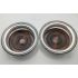 Good Pair Barker Ellis Wine Bottle Coasters -silver Plated - Vintage (#100455) 4