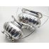 Cute 3 Piece Bachelor Tea Service Set Walker & Hall Antique Silver Plated (#100458) 7