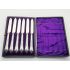 Antique Cased Albany Pattern Dessert Knives - Silver Plated W&h 1913 (#100462) 6