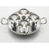 4 Vodka / Schnapps Shot Cups & Stand - Silver Plated - Vintage Prob Wmf (#100468) 6